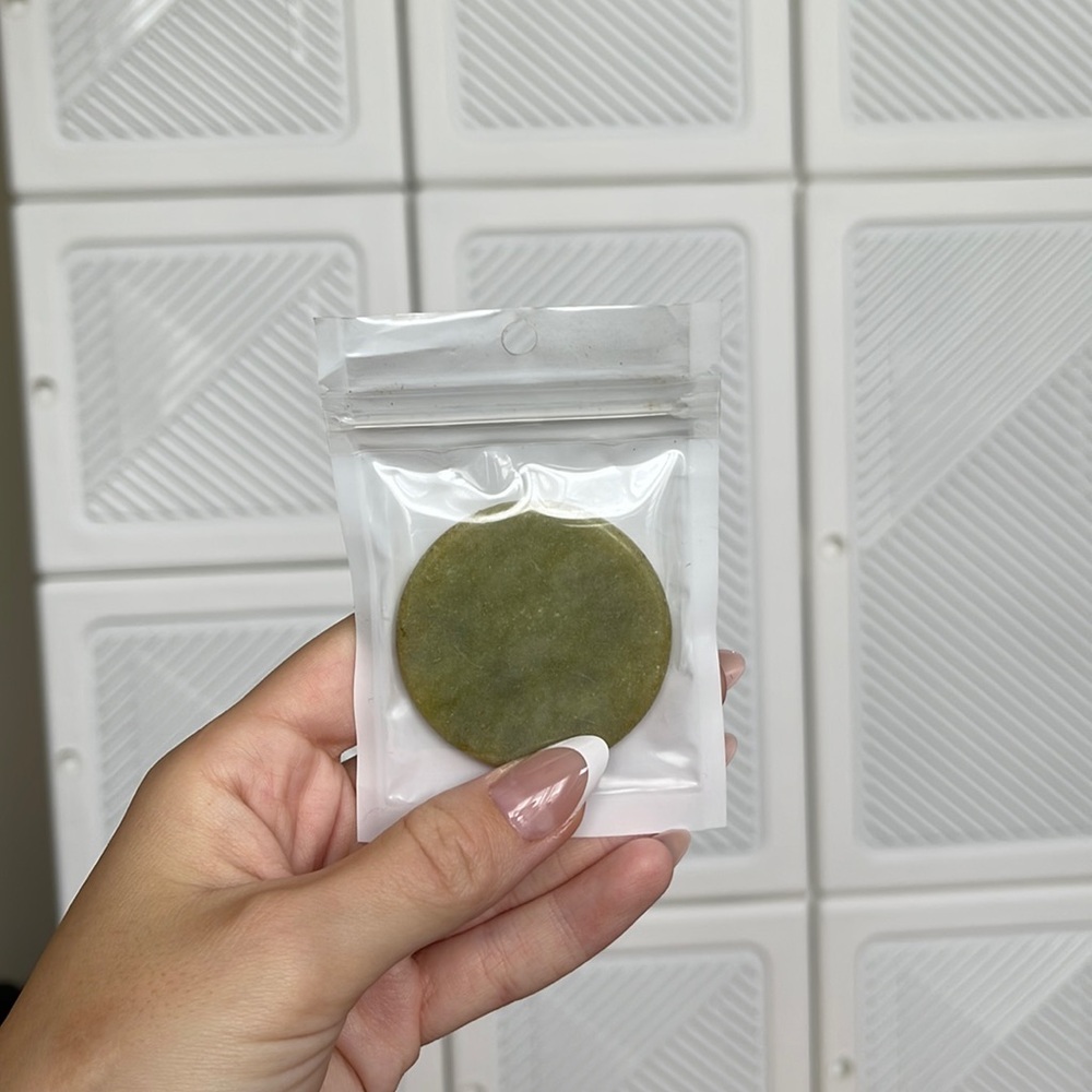 Individually wrapped jade stone